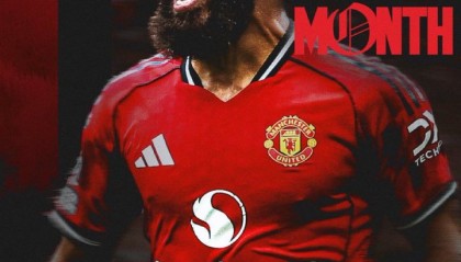 4场2球！官方：姆伯莫当选曼联八月份最佳球员